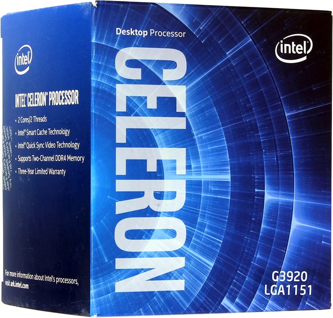 Intel Celeron Processor G3920  (2M Cache, 2.90 GHz)