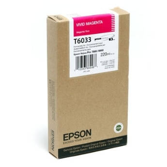 Mực in Epson T6033 Vivid Magenta Cartridge (220ml) (C13T603300)
