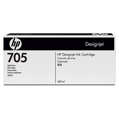 Mực in HP 705 680-ml Light Cyan Designjet Ink Cartridge (CD963A)